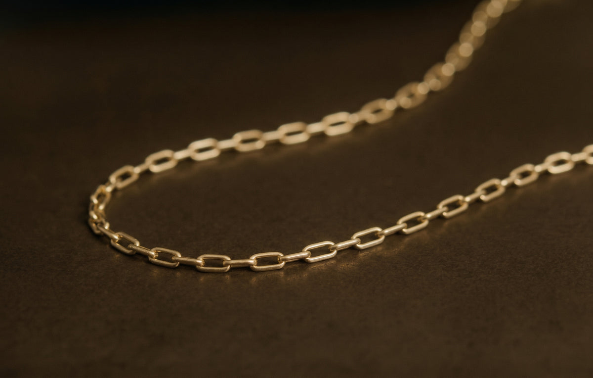 Anchor Diamond Cut Chain - 9ct