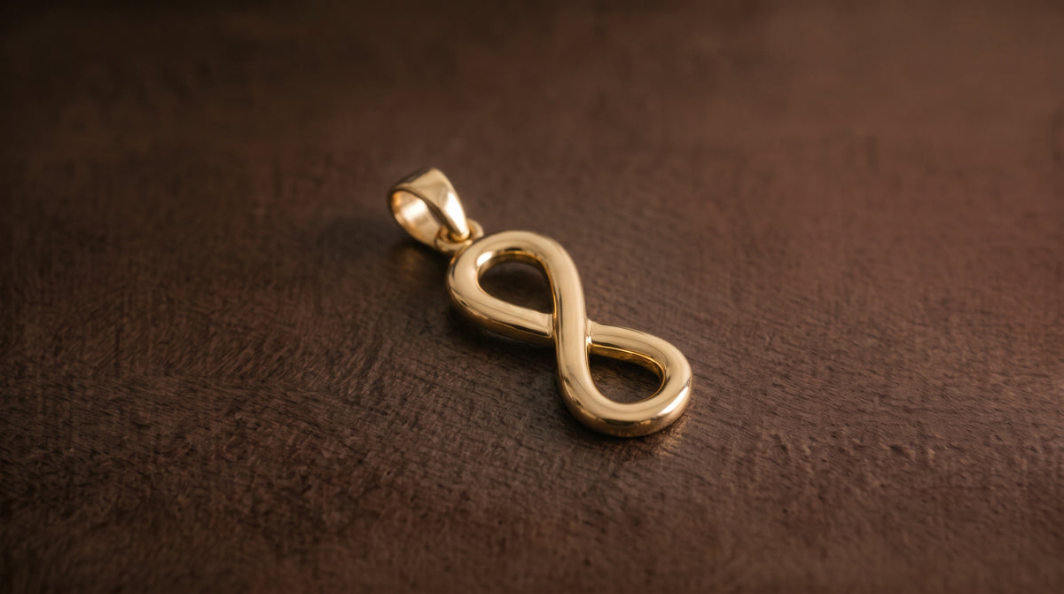 Infinity Pendant  - 9ct Yellow Gold