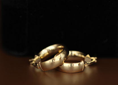 D-Shape Flat Hoop Earrings