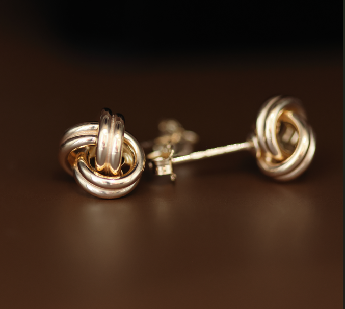 Knot Stud Earrings