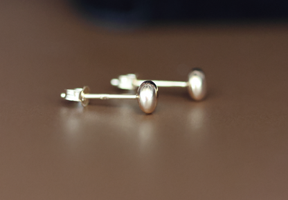 Button Stud Earrings