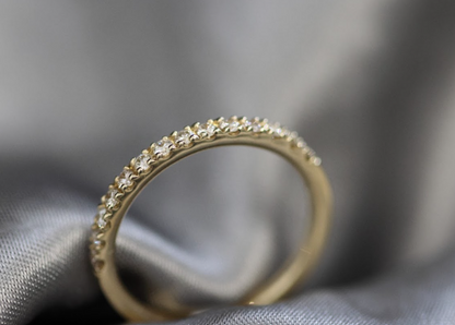 Half Eternity Pavé Band