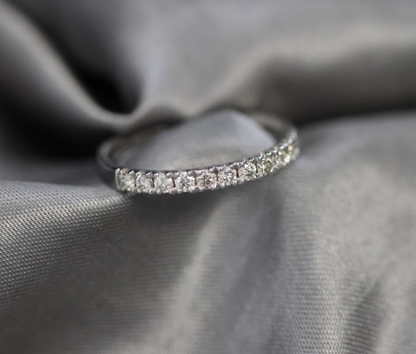 Half Eternity Pavé Band