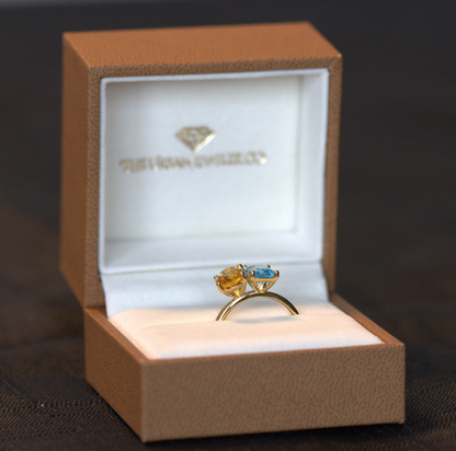 Toi et Moi Engagement ring