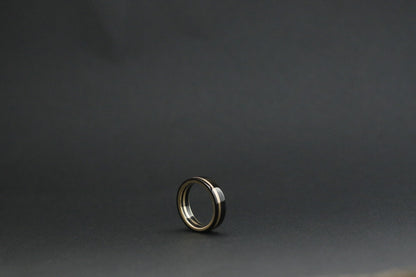 Men’s Gold & Black HyCeram Band