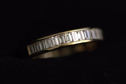 Baguette Channel set Band
