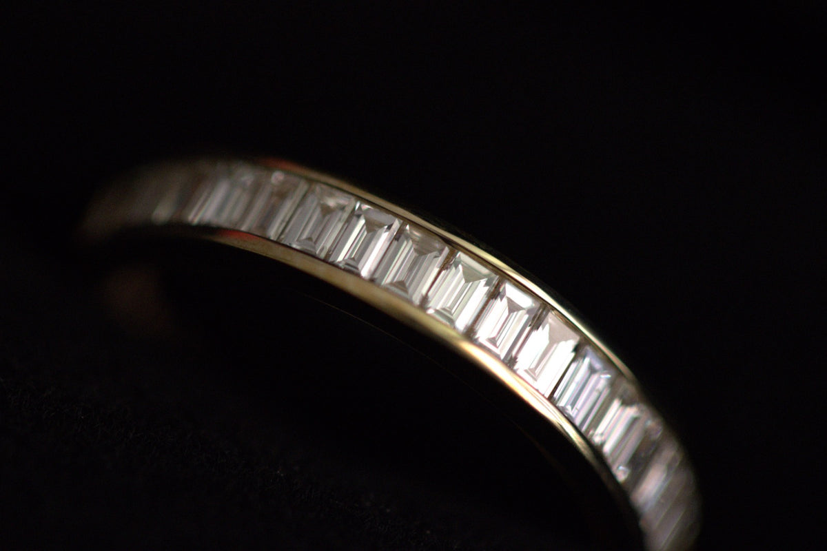 Baguette Channel set Band