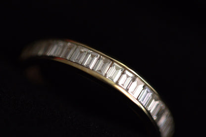 Baguette Channel set Band