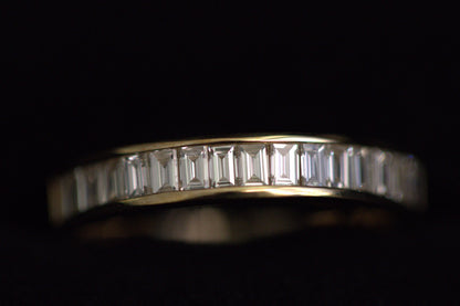 Baguette Channel set Band